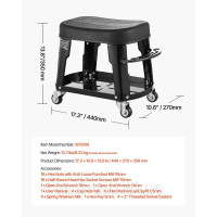 Vevor 310863 Сидіння Mechanic Stool Mechanic Stool Mechanic Stool 136 кг з інструментами, що обертаються Vevor 310863 Сидіння Mechanic Stool Mechanic Stool Mechanic Stool 136 кг з інструментами, що обертаються
