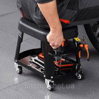Vevor 310863 Сидіння Mechanic Stool Mechanic Stool Mechanic Stool 136 кг з інструментами, що обертаються Vevor 310863 Сидіння Mechanic Stool Mechanic Stool Mechanic Stool 136 кг з інструментами, що обертаються