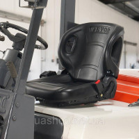 Vevor 310870 Універсальне тракторне сидіння зі штучної шкіри ПВХ та пінополіуретану Сидіння тракторне з ременем безпеки та мікро Vevor 310870 Універсальне тракторне сидіння зі штучної шкіри ПВХ та пінополіуретану Сидіння тракторне з ременем безпеки та мікро