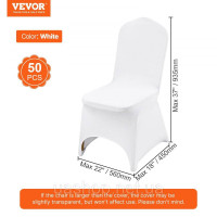 Vevor 311506 50 шт. Універсальні чохли для стільців натяжні чохли для стільців чохол для стільця чохол для стільця чохол для Vevor 311506 50 шт. Універсальні чохли для стільців натяжні чохли для стільців чохол для стільця чохол для стільця чохол для