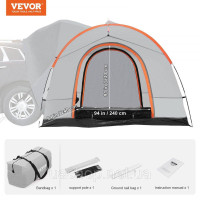 Vevor 310880 Автобусний тент дах-намет 240 x 240 x 230 см, автомобільний тент в т.ч. двошаровий тент PU2000 мм дах-намет Vevor 310880 Автобусний тент дах-намет 240 x 240 x 230 см, автомобільний тент в т.ч. двошаровий тент PU2000 мм дах-намет