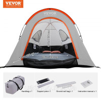 Vevor 310881 дах намет вантажівка вантажівка намет 200 х 165 х 170 см, двошаровий намет на відкритому повітрі пікап намет Vevor 310881 дах намет вантажівка вантажівка намет 200 х 165 х 170 см, двошаровий намет на відкритому повітрі пікап намет