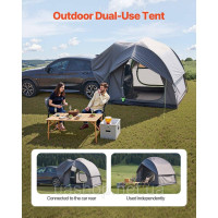 Vevor 310882 Camping Tent SUV Outdoor Tent with 2 Doors Waterproof 240x240cm Car Tent Vevor 310882 Camping Tent SUV Outdoor Tent with 2 Doors Waterproof 240x240cm Car Tent