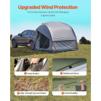 Vevor 310882 Camping Tent SUV Outdoor Tent with 2 Doors Waterproof 240x240cm Car Tent Vevor 310882 Camping Tent SUV Outdoor Tent with 2 Doors Waterproof 240x240cm Car Tent