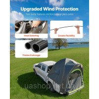 Vevor 310885 Car Tent Truck Tent Camping Tent with Windows Waterproof for 1676-1830mm