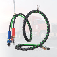 Vevor 310894 12FT 3-in-1 Air Line Kit Semi Truck 2 Glad Hands Hands