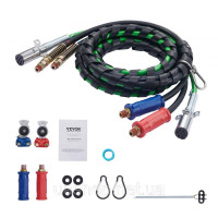 Vevor 310894 12FT 3-in-1 Air Line Kit Semi Truck 2 Glad Hands Hands