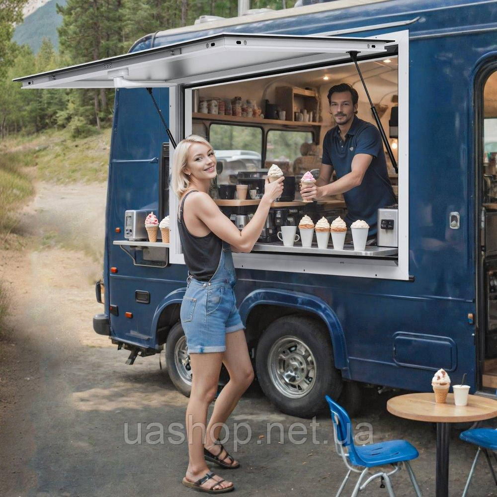 Vevor 311563 Снекова стійка віконце food truck service тент 943х943мм