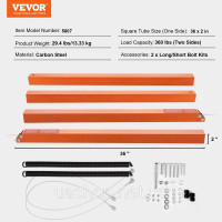 Vevor 310896 Система двостороннього підйому задніх дверей комерційних автомобілів і рампи для причепів, 360 фунтів