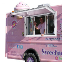 Vevor 311568 снекова стійка сервіровка вікно food truck сервіс тент 915х610мм алюміній