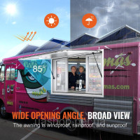 Vevor 311560 Снекова стійка віконце food truck service тент 943х943мм