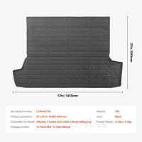 Vevor 310912 Килимок в багажник для 4Runner 7-місний 2011-2024 без висувної полиці Vevor 310912 Килимок в багажник для 4Runner 7-місний 2011-2024 без висувної полиці