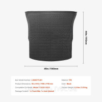 Vevor 310914 Килимок в багажник TPE для позашляховика Tesla Model Y 2020-2024 Vevor 310914 Килимок в багажник TPE для позашляховика Tesla Model Y 2020-2024
