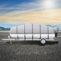 Vevor 310930 Чохол для понтонного човна, 800D, водонепроникний, причіпний, 19-20 футів, з сумкою для зберігання