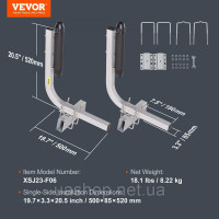 Vevor 310945 L-подібна стійка для причепа Направляюча для човнового причепа кривошипна опора Направляюча для човнового причепа,