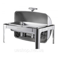 Vevor 311705 Набір посуду Chafing Dish Set нержавіюча сталь 8,5 л 1 контейнер Rolltop Silver