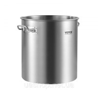 Vevor 311731 Соусник Stockpot 22,7 л з нержавіючої сталі, ручка кришки для соусу Vevor 311731 Соусник Stockpot 22,7 л з нержавіючої сталі, ручка кришки для соусу
