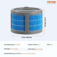 Vevor 311003 Змінний фільтр для випарного зволожувача з 2 шт. для моделі 10 л/2,64 г