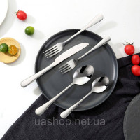 Vevor 311752 30 предметів Набір столових приборів столові прибори столові прибори ніж виделка ложка 6 персон