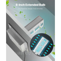Vevor 311011 Вейвр HVAC очищувач повітря для всього будинку 18 Вт 254 нм УФ -очищувач повітря в каналі