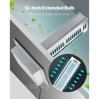 Vevor 311012 Очищувач повітря HVAC для всього будинку 24 Вт 254 нм УФ-очищувач повітря в каналі Vevor 311012 Очищувач повітря HVAC для всього будинку 24 Вт 254 нм УФ-очищувач повітря в каналі