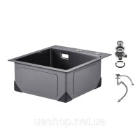 Vevor 311771 Кухонна мийка 1 чаша вбудована мийка нержавіюча сталь 40х45х19см мийка Vevor 311771 Кухонна мийка 1 чаша вбудована мийка нержавіюча сталь 40х45х19см мийка