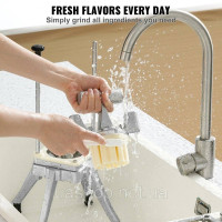 Vevor 312356 Картофелерезка Картофелерезка Картофелерезка 1/4 дюйма, картофелерезка Картофелерезка Овочерізка Комерційний