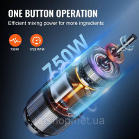 Vevor 312357 Овочерізка Електрична фрукторізка 750 Вт, овочерізка 7,71 л з нержавіючої сталі Мультирізка для фруктів і овочів, Vevor 312357 Овочерізка Електрична фрукторізка 750 Вт, овочерізка 7,71 л з нержавіючої сталі Мультирізка для фруктів і овочів,