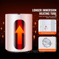 Vevor 311054 Електричний водонагрівач 40L Instant Hot 2kW LED Display 0.15MPa