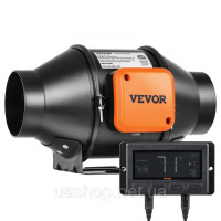Vevor 311091 21W Канальний вентилятор для димовидалення Витяжний вентилятор Канальний вентилятор