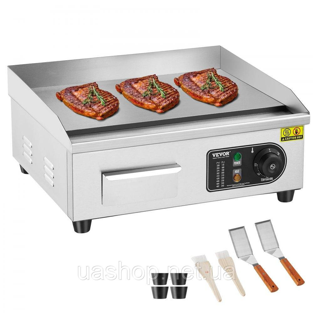 Vevor 311855 комерційний електричний гриль 2800W Countertop Flat Griddle