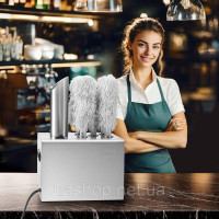 Vevor 312422 Машина для полірування скла catering 5 полірувальних головок 330 склянок/год 1320 Вт Vevor 312422 Машина для полірування скла catering 5 полірувальних головок 330 склянок/год 1320 Вт