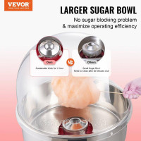 Vevor 312429 Електрична машина для приготування солодкої вати, машина для солодкої вати 1000 Вт, комерційна машина для солодкої