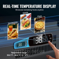 Vevor 312477 Refrigerated Spice Station, холодильна настільна станція для спецій потужністю 145 Вт з каструлями, корпус із Vevor 312477 Refrigerated Spice Station, холодильна настільна станція для спецій потужністю 145 Вт з каструлями, корпус із