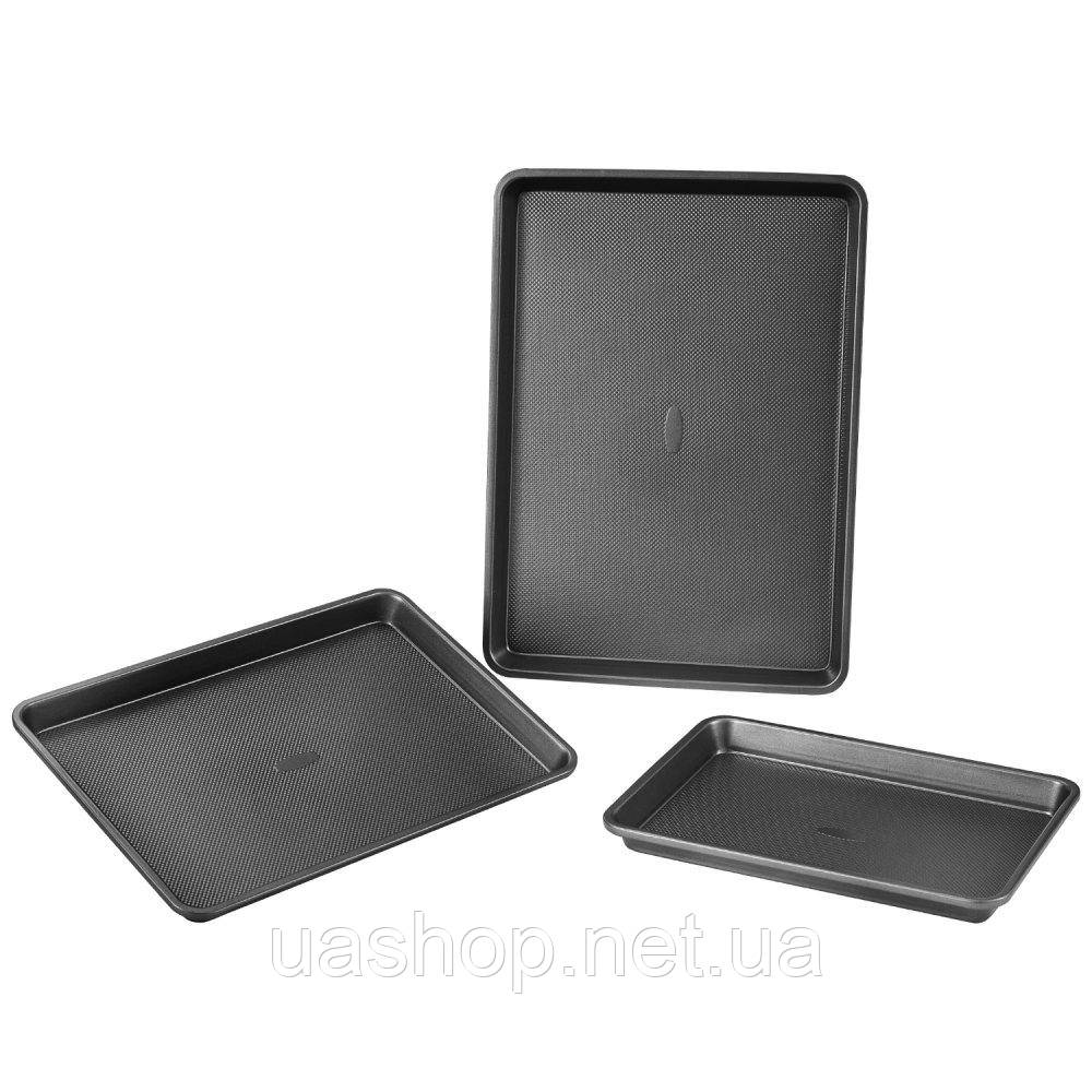 Vevor 311963 Набір кухонних форм для випічки Baking Pan, 3 шт., з вуглецевої сталі