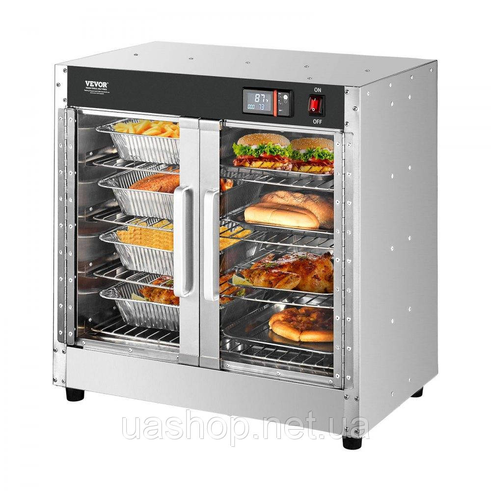 Vevor 312515 Hot Box Марміт 4-ярусна шафа для підігріву закусок з мискою для води