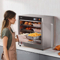 Vevor 312515 Hot Box Марміт 4-ярусна шафа для підігріву закусок з мискою для води Vevor 312515 Hot Box Марміт 4-ярусна шафа для підігріву закусок з мискою для води
