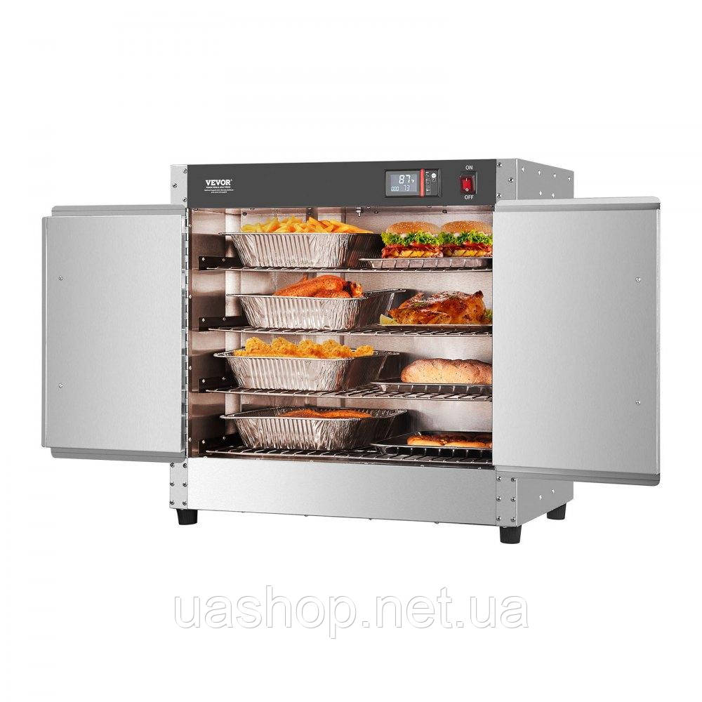 Vevor 312519 Марміт 4-ярусна закусочна шафа з подвійними дверцятами