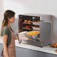 Vevor 312519 Марміт 4-ярусна закусочна шафа з подвійними дверцятами Vevor 312519 Марміт 4-ярусна закусочна шафа з подвійними дверцятами
