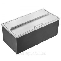 Vevor 312010 Drop in ice box охолоджувач льоду Контейнер для льоду 95,66 л нержавіюча сталь 913x456x358 мм Vevor 312010 Drop in ice box охолоджувач льоду Контейнер для льоду 95,66 л нержавіюча сталь 913x456x358 мм