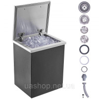 Vevor 312012 Drop in ice box ice cooler Контейнер для льоду 28,52 л нержавіюча сталь 355x305x461 мм