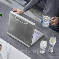 Vevor 312012 Drop in ice box ice cooler Контейнер для льоду 28,52 л нержавіюча сталь 355x305x461 мм