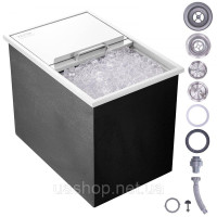 Vevor 312014 Drop in ice chest ice cooler Контейнер для льоду 109,48 л нержавіюча сталь 683x455x536 мм