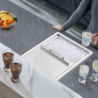 Vevor 312014 Drop in ice chest ice cooler Контейнер для льоду 109,48 л нержавіюча сталь 683x455x536 мм