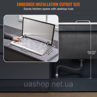 Vevor 312019 Drop in ice chest охолоджувач льоду Контейнер для льоду 78,37 л нержавіюча сталь 610x508x382 мм Vevor 312019 Drop in ice chest охолоджувач льоду Контейнер для льоду 78,37 л нержавіюча сталь 610x508x382 мм