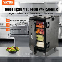 Vevor 312539 Ізольований контейнер для харчових контейнерів, фронтальне завантаження, кейтерингова коробка з колесами, 103 л, Vevor 312539 Ізольований контейнер для харчових контейнерів, фронтальне завантаження, кейтерингова коробка з колесами, 103 л,