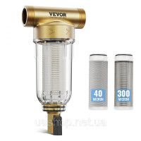 Vevor 312073 Фільтр Spin Down, 40 мікрон + 30 мікрон тонкої фільтрації, фільтр для опадів для колодязної води, 3/4