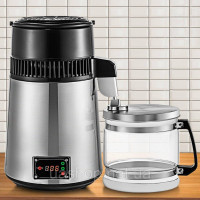Vevor 312072 Дистилятор для води SC-3 Професійний дистилятор для води з нержавіючої сталі, потужність 750 Вт і ємність 4 л