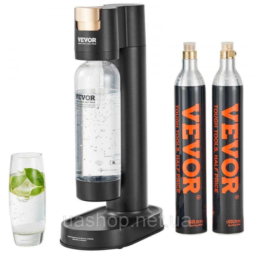 Vevor 312081 Bubble Water Bubbler Soda Maker, Ігриста водяна стартер з без BPA 1 л пляшки для домашніх тварин, 2 шт.