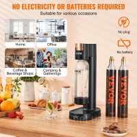 Vevor 312081 Bubble Water Bubbler Soda Maker, Ігриста водяна стартер з без BPA 1 л пляшки для домашніх тварин, 2 шт. Vevor 312081 Bubble Water Bubbler Soda Maker, Ігриста водяна стартер з без BPA 1 л пляшки для домашніх тварин, 2 шт.
